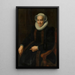 Portrait de Maria van Utrecht vers 1552-1629 - Paulus Moreelse — ingelijst kunstwerk aan de muur