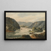 van het uitzicht op de Potomac in Harpers Ferry - Pavel Petrovich Svinin — ingelijst kunstwerk aan de muur