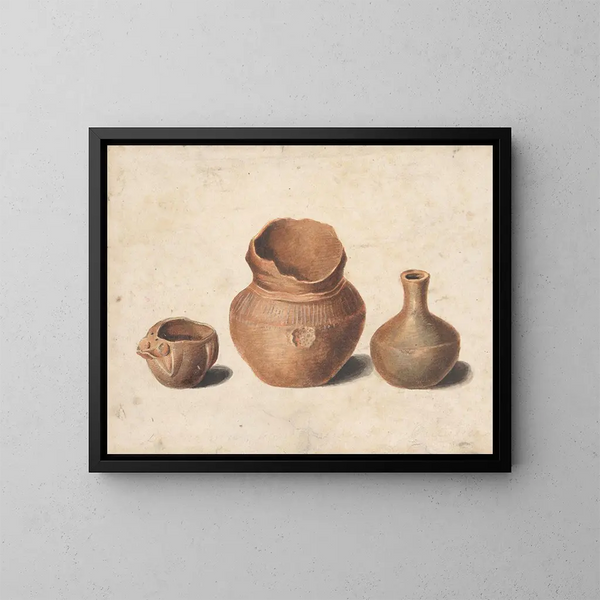 Indian Antiquities Painting - Pavel Petrovich Svinin — framed artwork on a wall