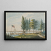 Philadelphia vanaf de andere kant van de Delaware-rivier - Pavel Petrovich Svinin — ingelijst kunstwerk aan de muur
