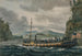 Vaartocht met stoomboot op de rivier de Hudson - Pavel Petrovich Svinin — weergave van het kunstwerk