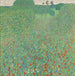 Papaver en bloemen Prairie de pavots - Gustav Klimt — weergave van het kunstwerk