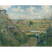Reproductie van het schilderij Landschapschilderij, Bazincourt - Camille Pissarro
