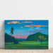 Reproductie van het schilderij Landschap III - Karl Wiener