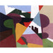 Reproductie van het schilderij Landschap, La Ciotat - Georges Valmier
