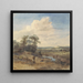Landschap na Wynants in het Louvre - William Callow — ingelijst kunstwerk aan de muur