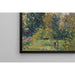 Reproductie van het schilderij Landschap met Twee Personen, Éragny, Herfst - Camille Pissarro