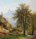 Landscape with farm buildings - Carl Hasch — artwork view