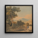 Landschap met figuren - William Havell — ingelijst kunstwerk aan de muur