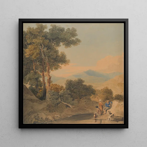 Paysage avec figures - William Havell