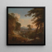 Landschap met verre bergen - Adriaen van Diest — ingelijst kunstwerk aan de muur
