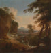 Landschap met verre bergen - Adriaen van Diest — weergave van het kunstwerk