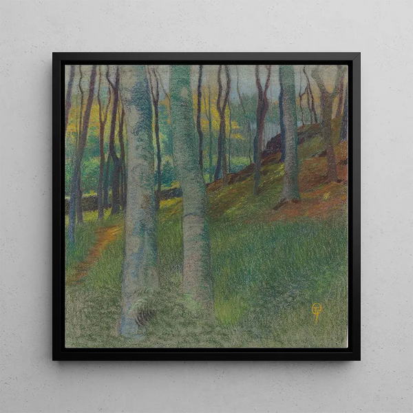 Paysage boisé - Lucien Ott