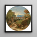 Classic landscape painting - Francisque Millet — framed artwork on a wall