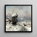 Winterlandschap - Frithjof Smith-Hald — ingelijst kunstwerk aan de muur