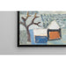 Reproduction of the painting Winter landscape painting with houses - Sasza Blonder