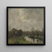 Landschap in de omgeving van Den Haag - Jacob Maris — ingelijst kunstwerk aan de muur