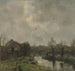 Landschap in de omgeving van Den Haag - Jacob Maris — weergave van het kunstwerk