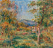 Landschap van Cagnes - Pierre-Auguste Renoir — weergave van het kunstwerk