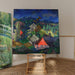 Reproductie van het schilderij Landschapschilderij van Saadjärv - Konrad Mägi