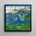 Lente Landschap - Max Buri — ingelijst kunstwerk aan de muur
