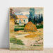 Reproductie van het schilderij Landschappen bij Arles van Paul Gauguin