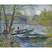 Reproduction of the painting Spring Fishing, Clichy Bridge (Asnières) - Vincent van Gogh
