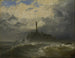 Zeilkunstdruk Marine - Peder Balke — weergave van het kunstwerk