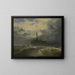 Zeilkunstdruk Marine - Peder Balke — ingelijst kunstwerk aan de muur