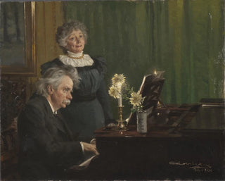 Peder Severin Kryer - Edvard Grieg and Nina Grieg.webp