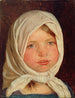 Kleine meisje van Hornbæk - Peder Severin Krøyer — weergave van het kunstwerk