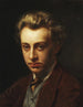 Portret van de schilder Frans Schwartz - Peder Severin Krøyer — weergave van het kunstwerk