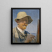 Self-portrait - Peder Severin Krøyer — framed artwork on a wall