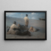 Zomeravond op het strand van Skagen - Peder Severin Krøyer — ingelijst kunstwerk aan de muur