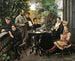 Portret van de familie Hirschsprung - Peder Severin Krøyer — weergave van het kunstwerk
