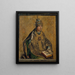 Sint Gregorius de Paus - Pedro Berruguete — ingelijst kunstwerk aan de muur