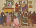 Dansende mensen - Pedro Figari — weergave van het kunstwerk