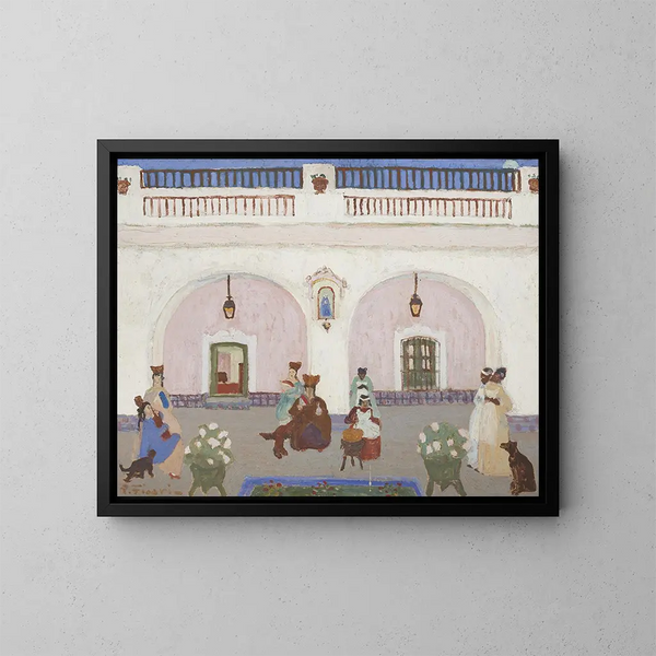 Pâte de coing - Pedro Figari — framed artwork on a wall