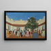 Patio Painting - Pedro Figari — framed artwork on a wall