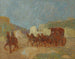 Een koets - Pedro Figari — weergave van het kunstwerk