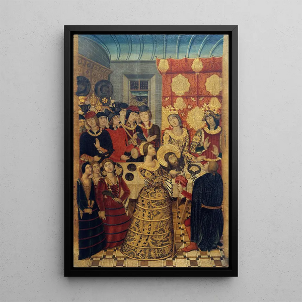 Le banquet d'Hérode - Pedro García de Benavarre — ingelijst kunstwerk aan de muur