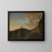 Pont de pierre - Peeter van Bredael — ingelijst kunstwerk aan de muur