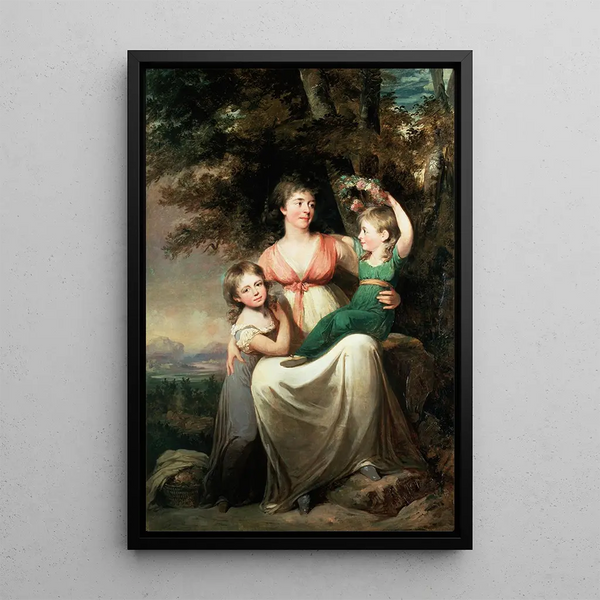 Studie van een wilg - Pehr Gustaf von Heideken — ingelijst kunstwerk aan de muur