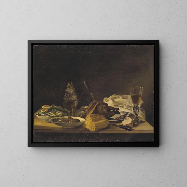 Still life - Pehr Hilleström — framed artwork on a wall