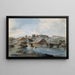 Uitzicht vanaf de zaagwerkplaats van Bernshammar - Pehr Nordquist — ingelijst kunstwerk aan de muur