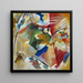 met groene centrum - Wassily Kandinsky — ingelijst kunstwerk aan de muur