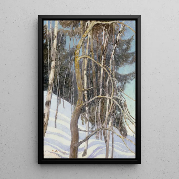 Day of March - Pekka Halonen — framed artwork on a wall