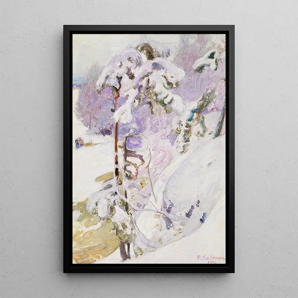 Beginning of Spring - Pekka Halonen — framed artwork on a wall