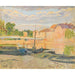 Reproduction of the painting Péniches au Bord de la Marne - Henri Lebasque