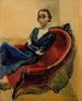 L'actrice - Per Krohg — weergave van het kunstwerk